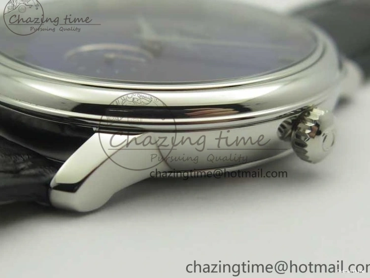 0323 Youthful De Ville Prestige Small Second TWF 1:1 Best Edition Blue Dial on Black Leather Strap MIYOTA 8035